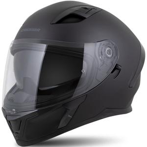 "Cassida Orbit Solid" vientisas integruotas motociklininko šalmas matinės juodos spalvos