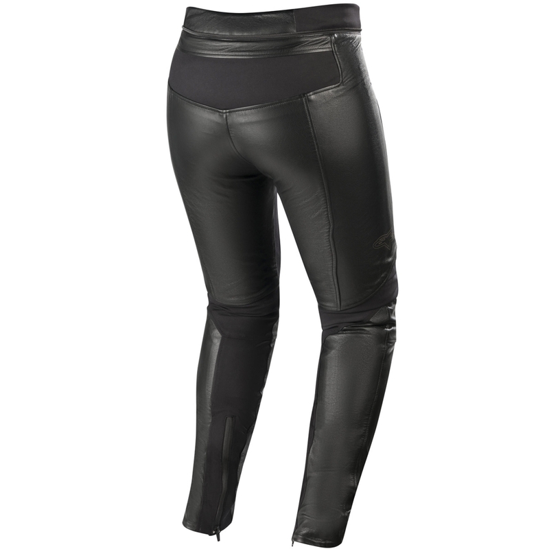 Alpinestars Stella Vika V2 Moteriškos odinės motociklininko kelnės Black