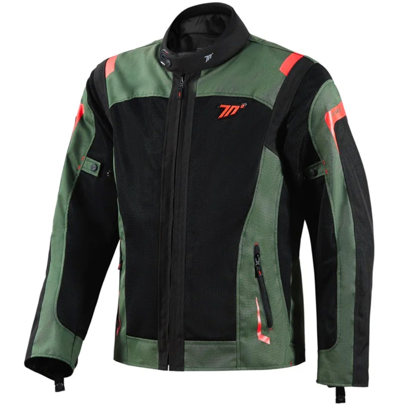 Motociklininko striukė Seventy Degrees SD-JT66 Sahara khaki-red