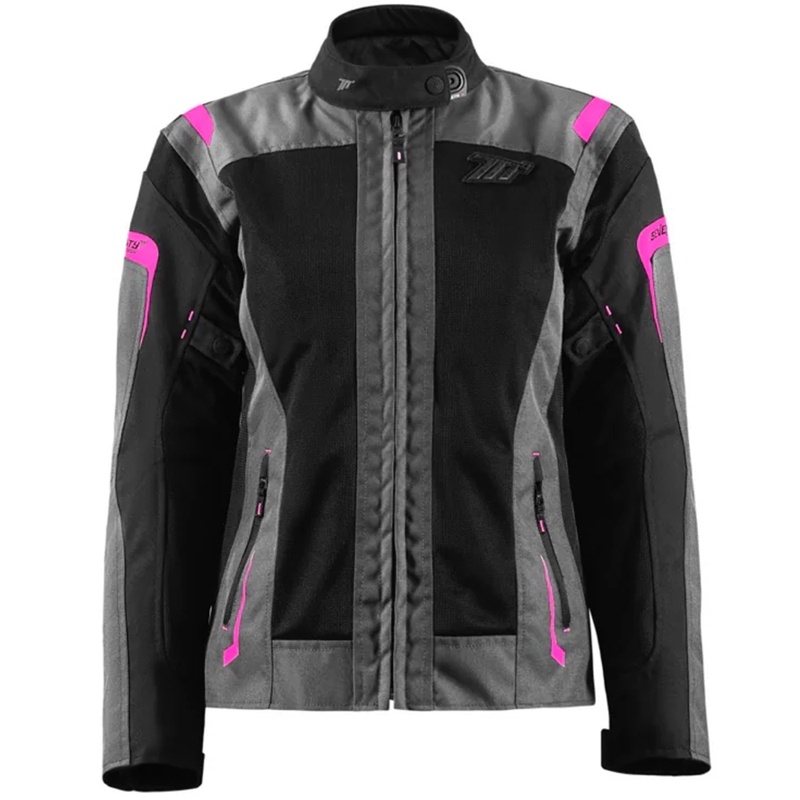 Moteriška motociklininko striukė Seventy Degrees SD-JT68 Sahara grey-pink