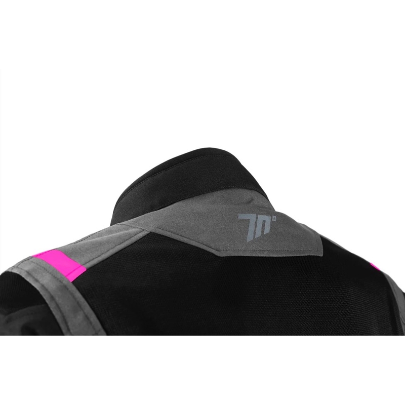 Moteriška motociklininko striukė Seventy Degrees SD-JT68 Sahara grey-pink
