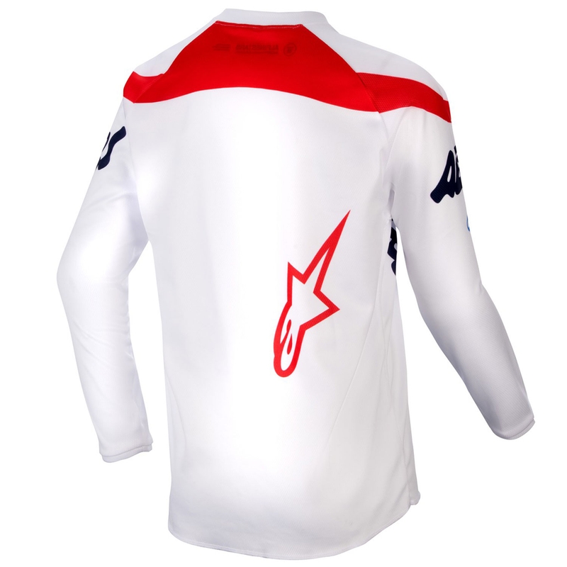 Vaikiški motokroso marškinėliai Alpinestars Racer Hana white