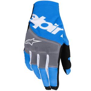 Alpinestars Techstar motokroso pirštinės juodos ir mėlynos spalvos