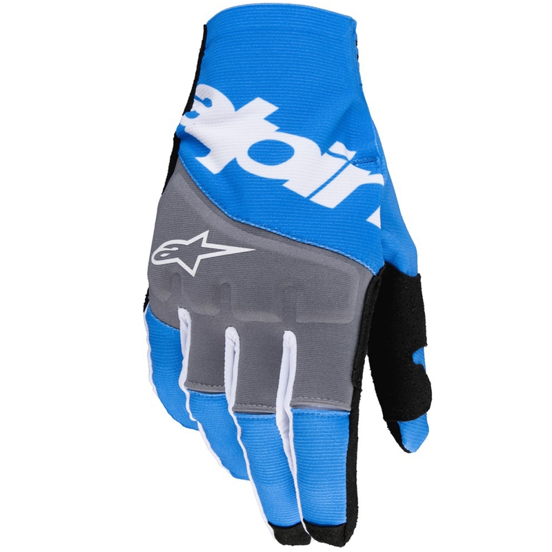 Alpinestars Techstar motokroso pirštinės juodos ir mėlynos spalvos