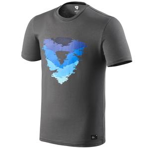 Marškinėliai Revit Andre tamsiai pilki