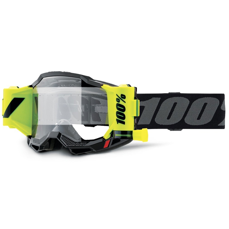 Motokroso akiniai 100% Forecast Accuri 2 black with clear plexi
