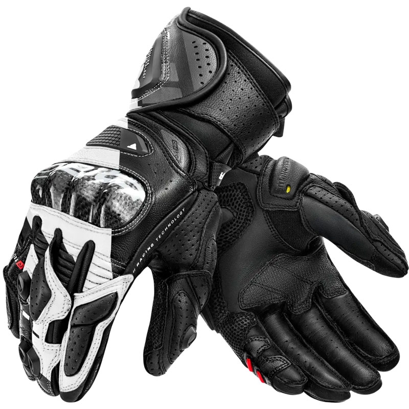 Motociklininko pirštinės "Shima RS-3", baltos