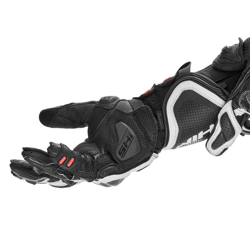 Motociklininko pirštinės "Shima RS-3", baltos