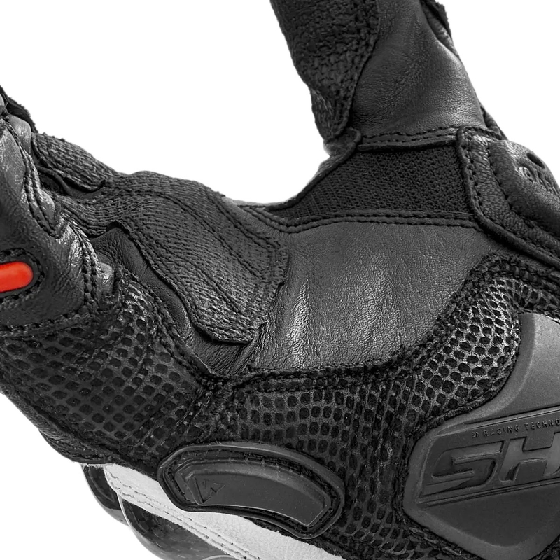 Motociklininko pirštinės "Shima RS-3", baltos