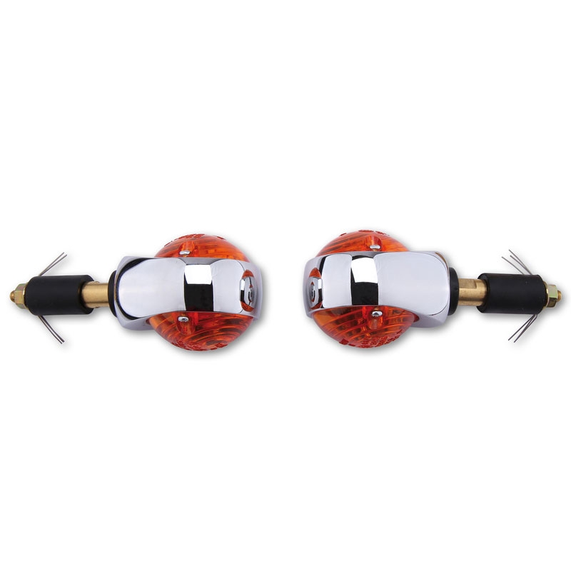 Žibintai motociklui "Highsider Smart chrome