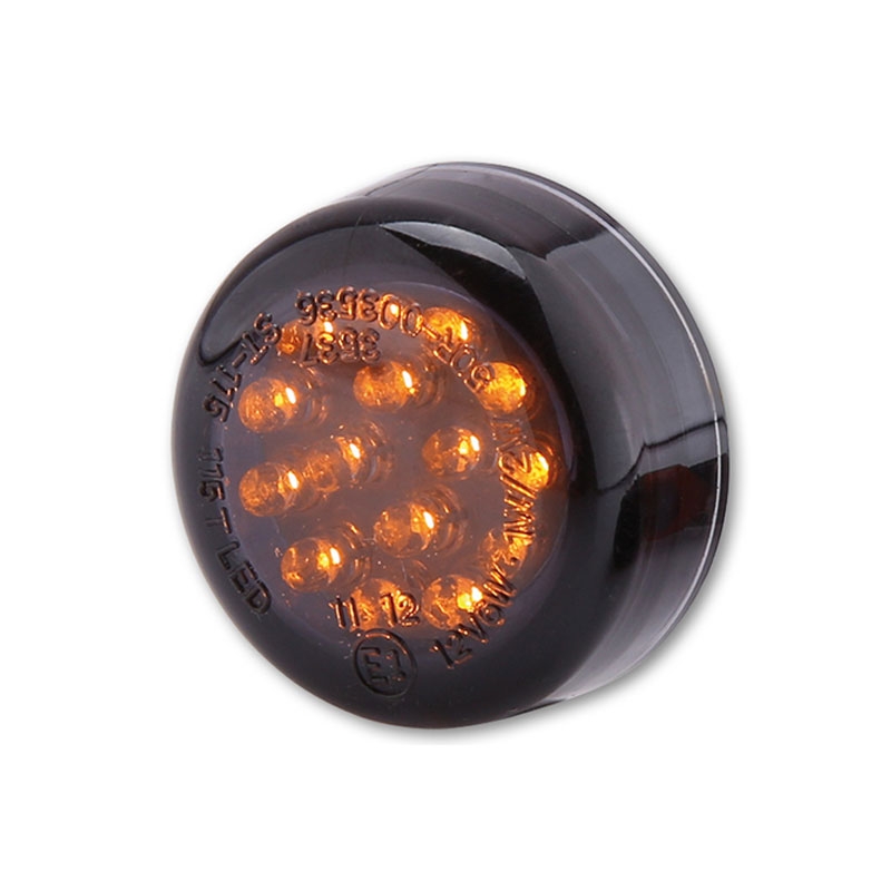 "Highsider" išmanieji LED motociklų žibintai "Disc Black