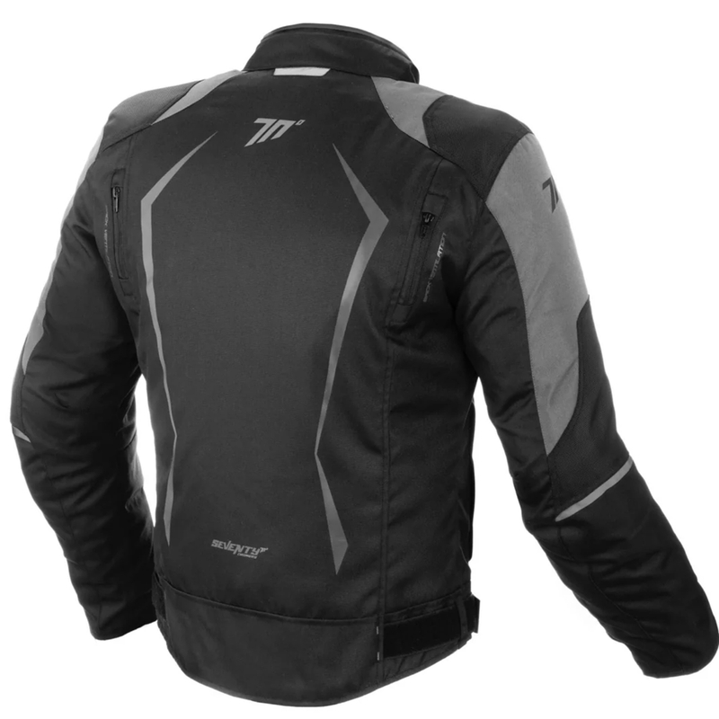 Moteriška motociklininko striukė Seventy Degrees SD-JR49 black-grey