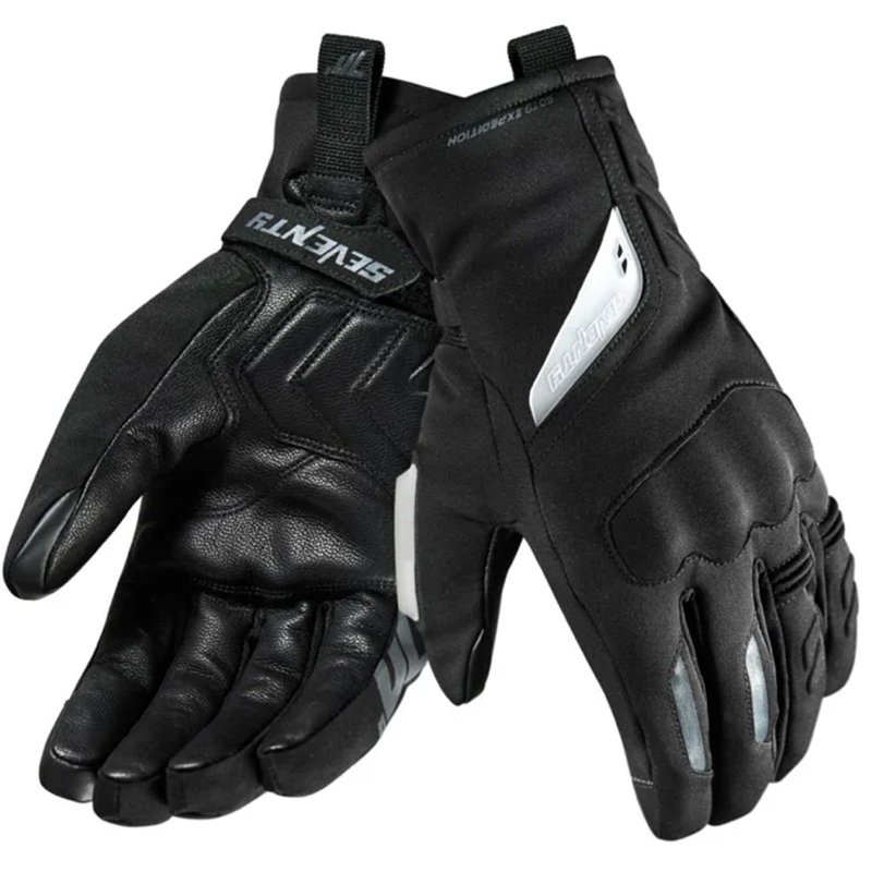 Moteriškos Seventy Degrees SD-T11 Expedition Black motociklininko pirštinės