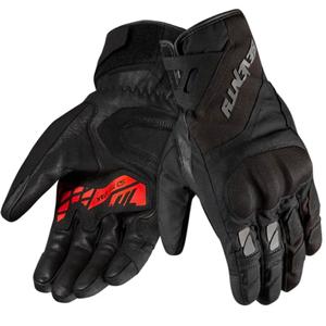 Motociklininko pirštinės Seventy Degrees SD-T55 Atak juodos ir raudonos spalvos