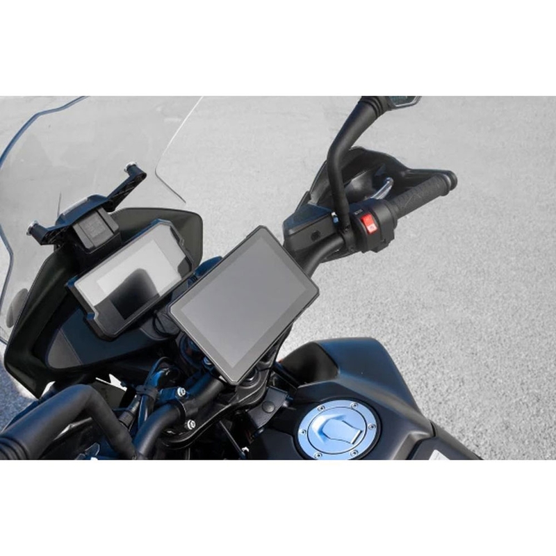 „Interphone RIDESYNC70“ „Apple CarPlay“ ir „Android Auto“ ekranas motociklams