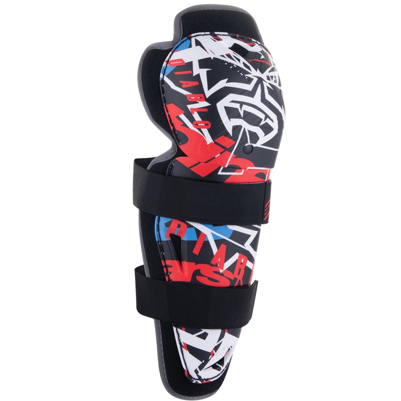 Alpinestars Bionic Action FQ20 juodos ir raudonos spalvos kelių apsaugai