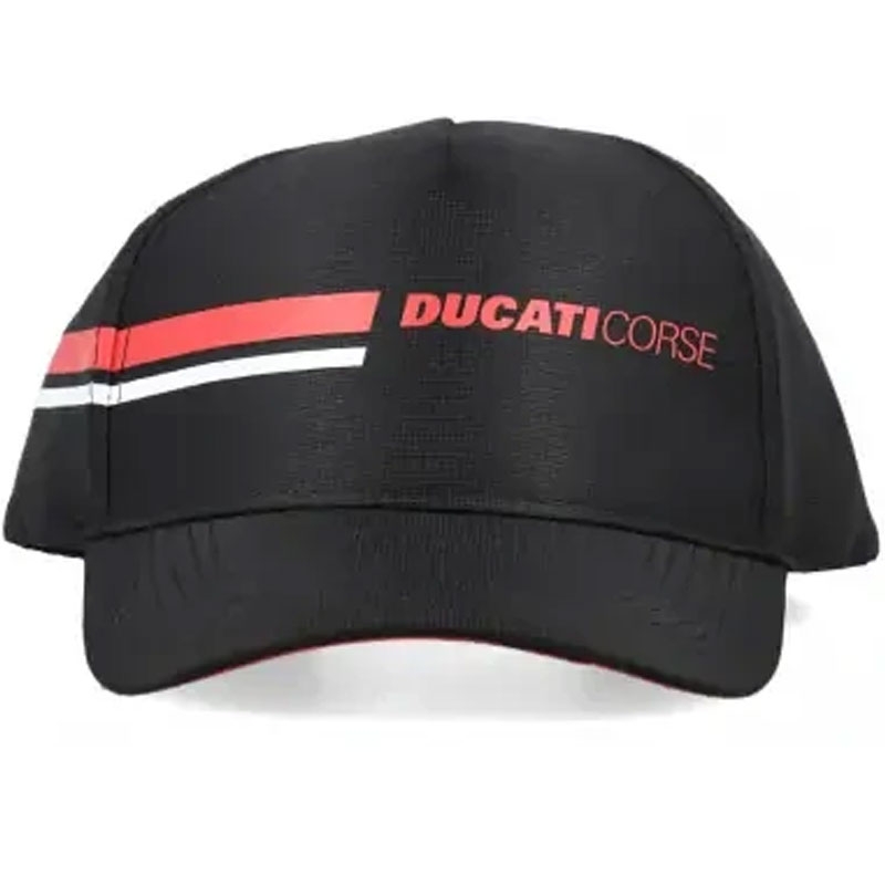 "Ducati Corse" kepurė su logotipu juoda