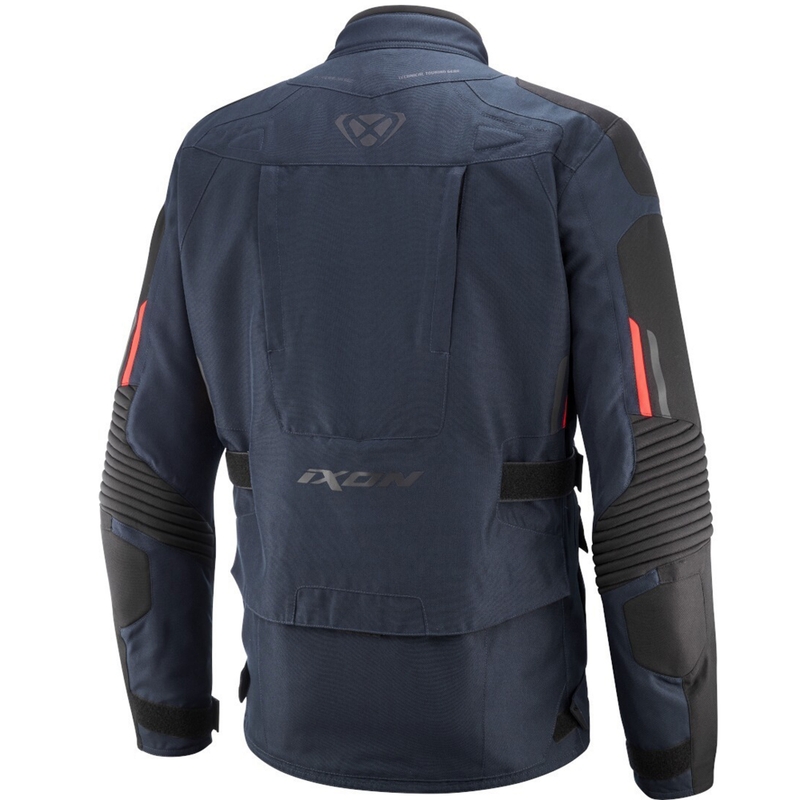 Motociklininko striukė IXON Midgard blue-fluo red