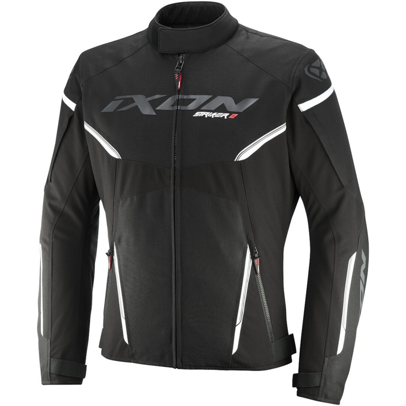 Motociklininko striukė IXON Striker 2 juoda ir balta