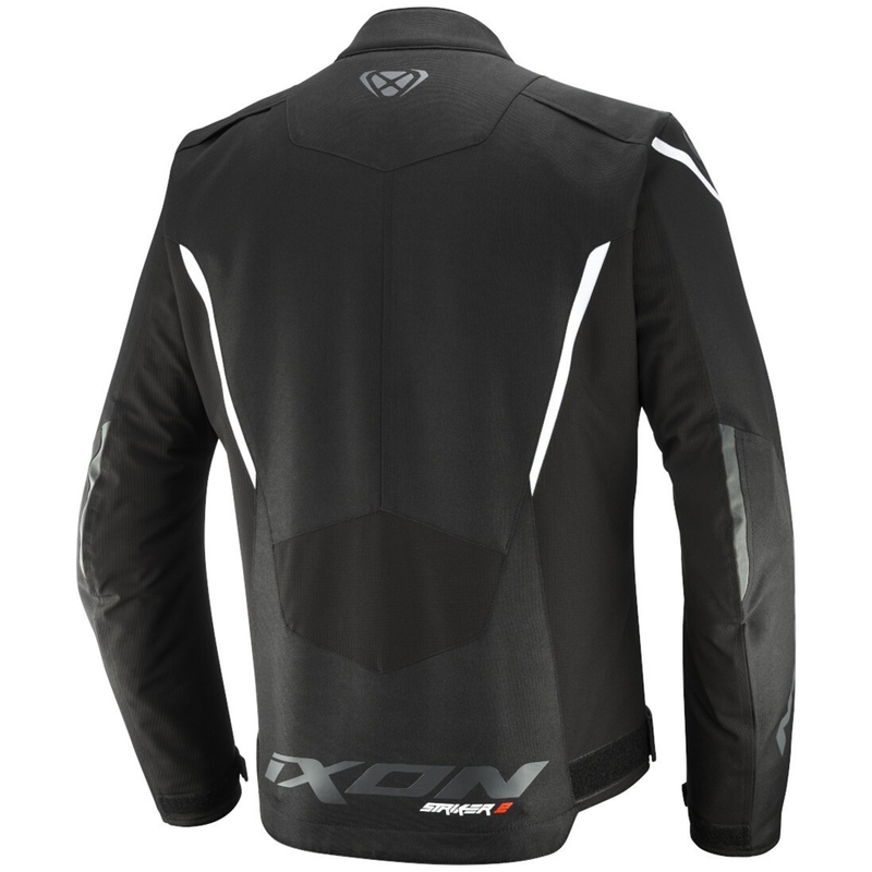 Motociklininko striukė IXON Striker 2 juoda ir balta