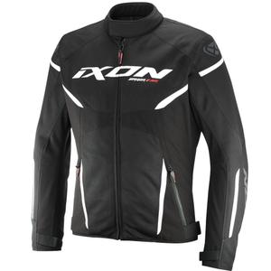 Motociklininko striukė IXON Striker 2 Air WP juoda ir balta