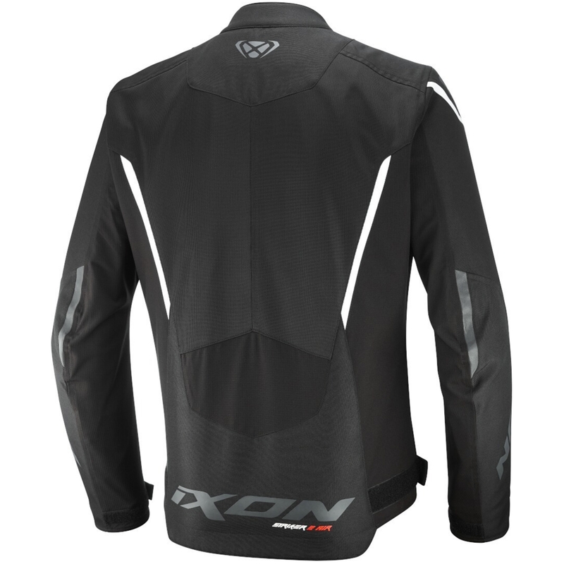 Motociklininko striukė IXON Striker 2 Air WP juoda ir balta