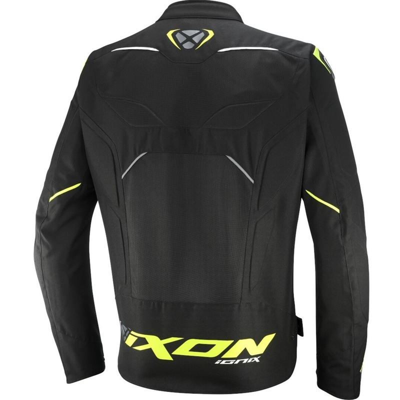 Motociklininko striukė IXON Ionix black-yellow-grey