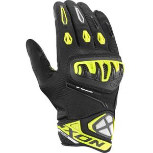Motociklininko pirštinės IXON Mirage Air black-fluo yellow