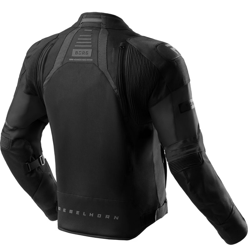 Motociklininko striukė Rebelhorn Borg II black