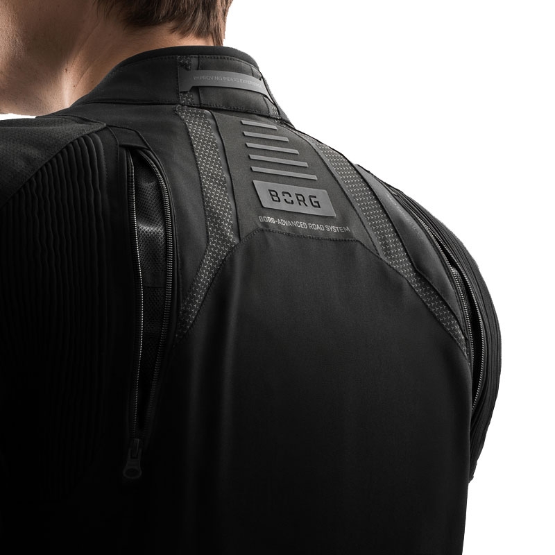 Motociklininko striukė Rebelhorn Borg II black