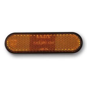 "Highsider Smart" išmanusis atšvaitas su lipnia plėvele, ovalus, geltonas