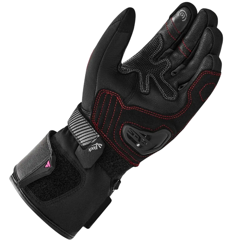 Moteriškos motociklininko pirštinės Shima Inverno black