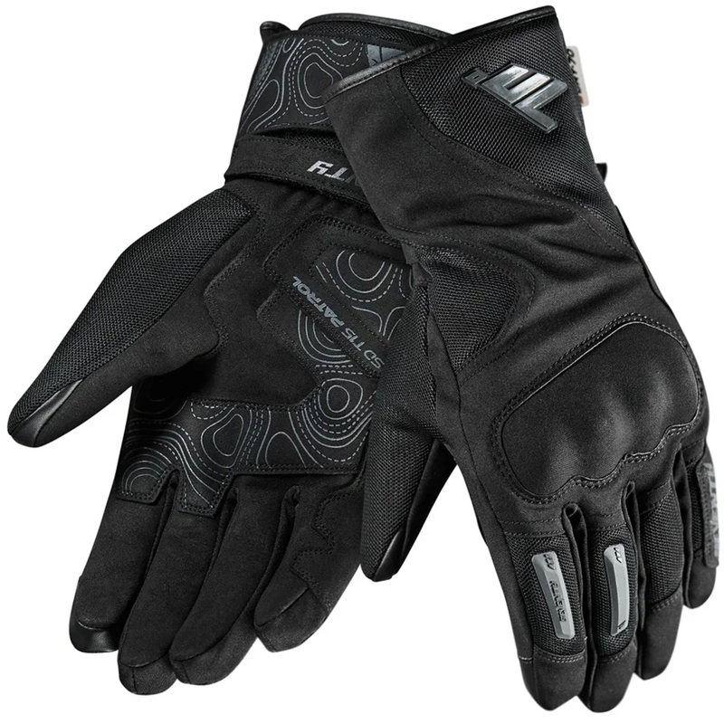 Motociklininko pirštinės Seventy Degrees SD-T15 Patrol black