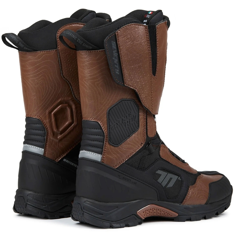 Motociklininko batai Seventy Degrees SD-BA6 Stelvio High brown