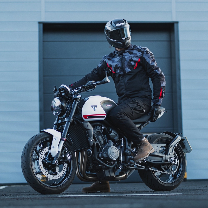 "Oxford Original Approved CARGO AA" juodos motociklininko kelnės