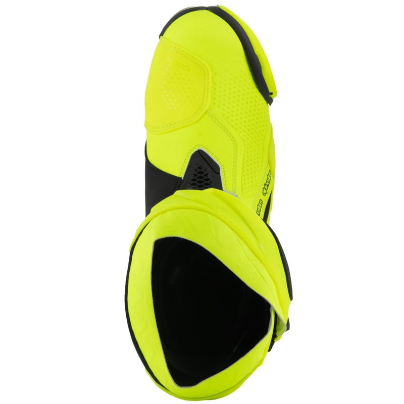 Alpinestars Supertech R fluo geltonai juodi motociklininko batai