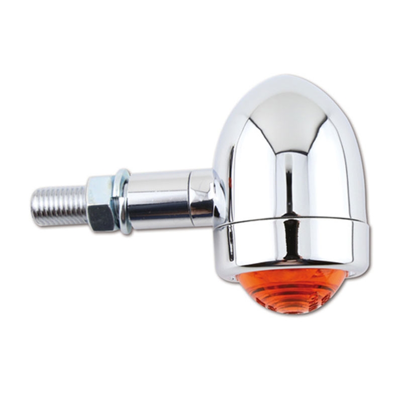 Žibintai motociklui Highsider Smart Old School Type 1 chromuoti