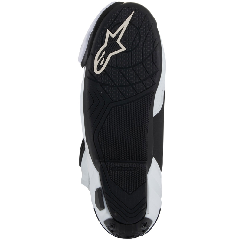 Alpinestars Supertech R Vented motociklininko batai balta-šviesiai pilka-juoda
