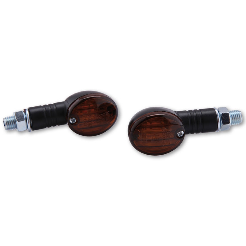 "Highsider Smart Micro-flash Black" juodi motociklų mirksintys žibintai