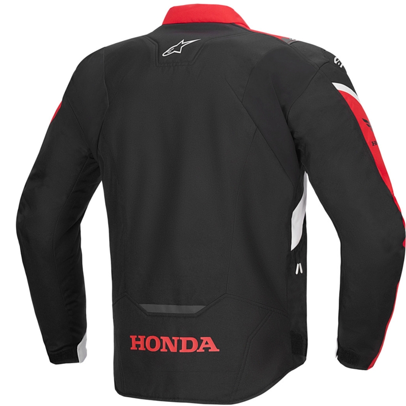 "Alpinestars T-Jaws V4" neperšlampama motociklininko striukė "Honda" juoda, raudona ir balta
