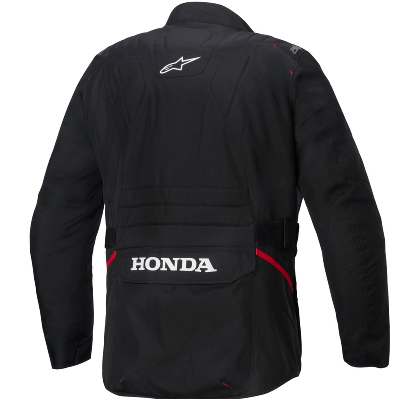 Alpinestars ST-1 neperšlampama motociklininko striukė Honda juoda ir raudona