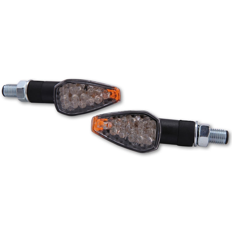 "Highsider Smart Peak LED" motociklų mirksinčiai juodi