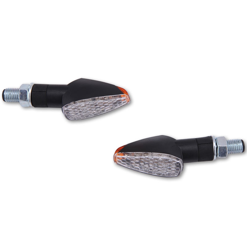 "Highsider Smart Peak LED" motociklų mirksinčiai juodi