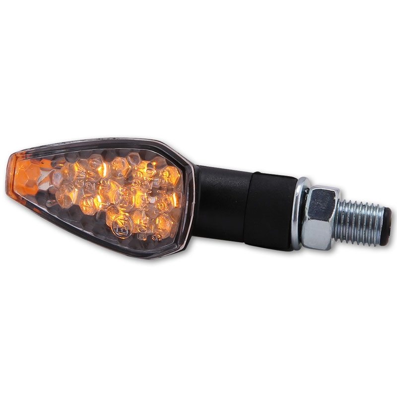 "Highsider Smart Peak LED" motociklų mirksinčiai juodi
