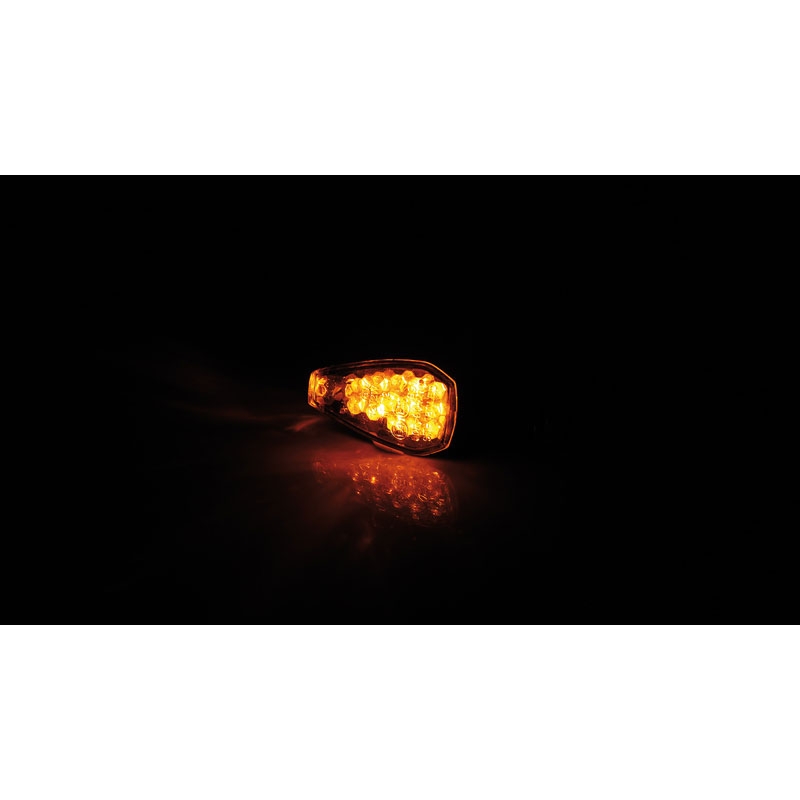 "Highsider Smart Peak LED" motociklų mirksinčiai juodi