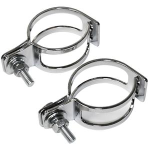 Laikiklis posūkių signalams montuoti ant "Highsider Smart" vamzdžių chromuotas