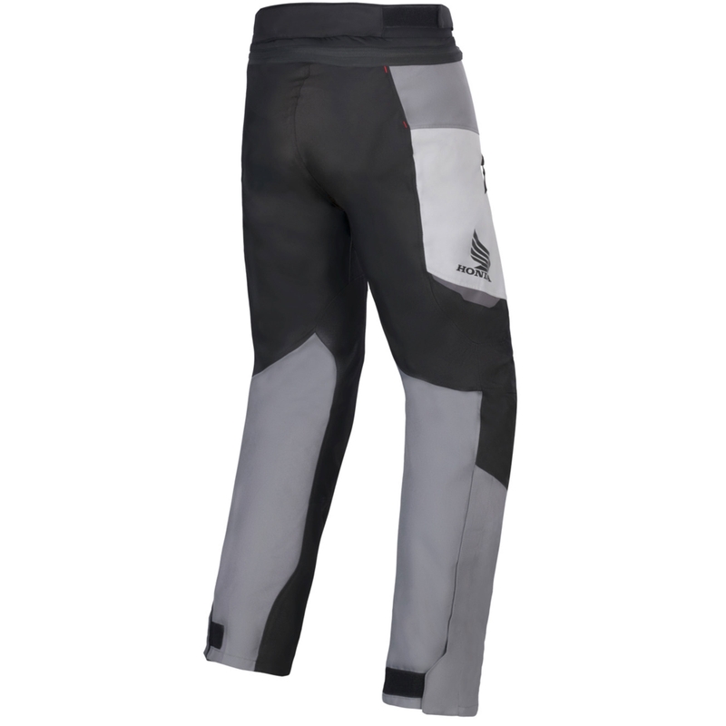 Alpinestars ST-1 neperšlampamos motociklininko kelnės Honda kolekcija pilka-tamsiai pilka-juoda-raudona