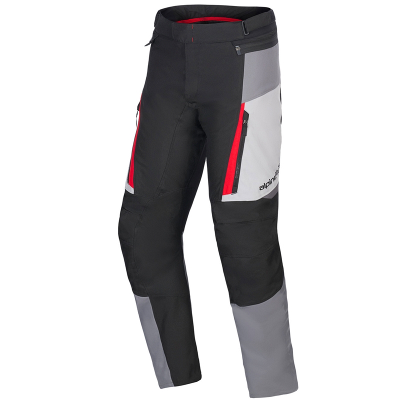 Moteriškos Alpinestars Stella ST-1 neperšlampamos motociklininko kelnės Honda Collection Grey-Dark Grey-Black-Red