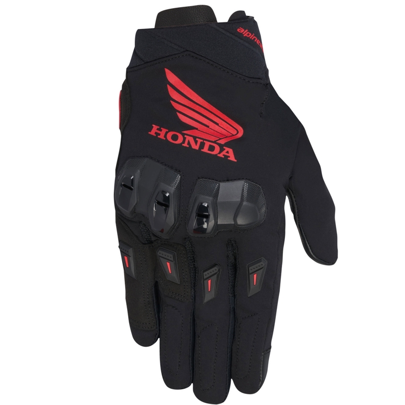 Alpinestars SP X 3 motociklininko pirštinės Honda kolekcija juodos ir raudonos spalvos