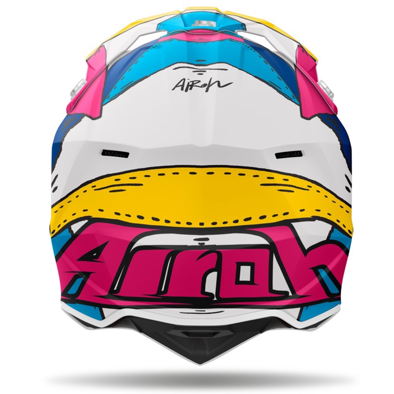 Motokroso šalmas Airoh Wraaap Paint matinis daugiaspalvis
